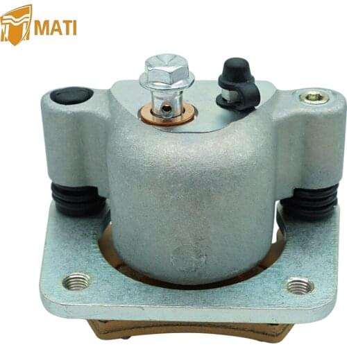 Mati Rear Left Brake Caliper Assembly with Pads for Polaris UTV Ranger 500 700 2005-2007 Replacement OEM 1910825