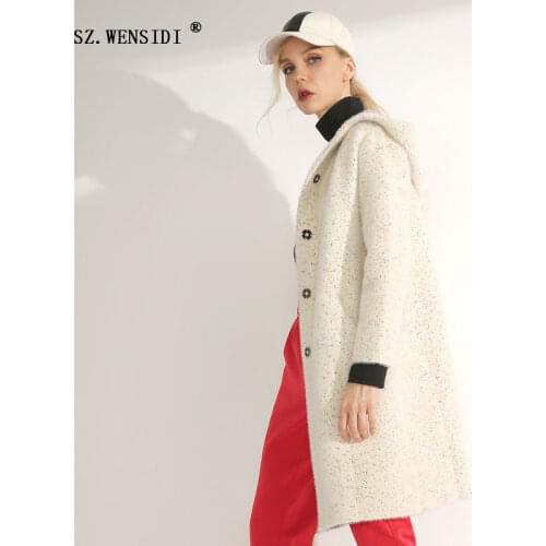 Женские черные пальто SZ.WENSIDI China At AliExpress