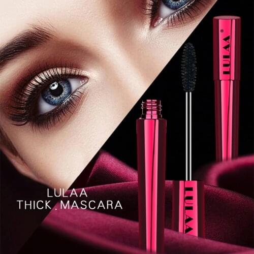 Y1UF 1 Pc 4D Silk Fiber Eyelashes Lengthening Mascara Waterproof Long Lasting Lash Black Eyelashes Extension Make Up 3D Mascara