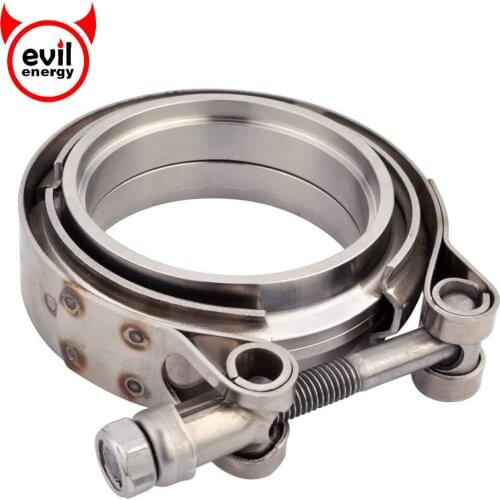 3.0” Stainless Exhaust V Band Clamp Male Female Flange V-Band Flange Kit For Turbo Downpipes Exhaust Connection