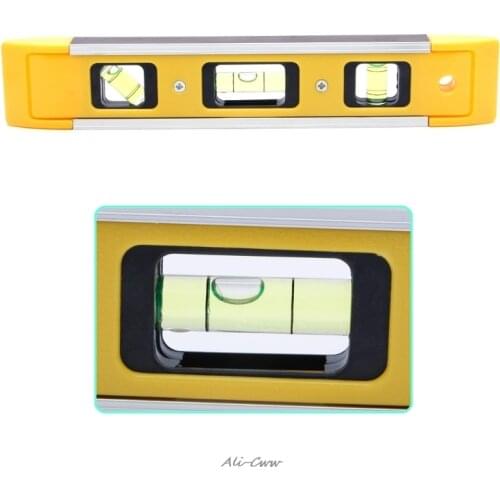 High Precision Spirit Foot Level Magnetic Measuring Instrument Horizontal Ruler 22.5cm