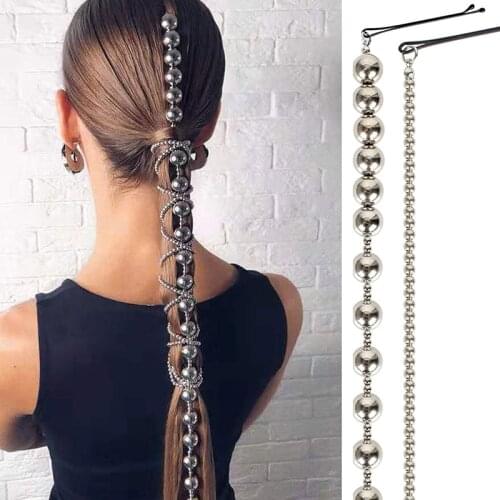 Women Lady Alloy Chains Headband Jewelry Hair Chain For Hair Accessories for Women Fashion Hair Jewelry Headgear Decoration