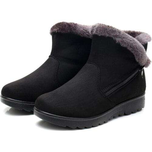 New Women Winter shoes Snow Boots women Super Warm cheap Sneakers Ankle Boots mother shoes big size shoes factory st480