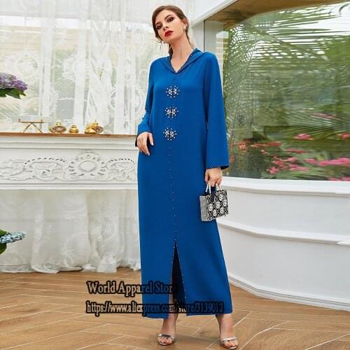 Turkey Arabic Muslim Dress Islam Abaya Dubai Kaftan Evening Party Dresses Abayas For Women Robe Longue Djellaba Femme Clothing