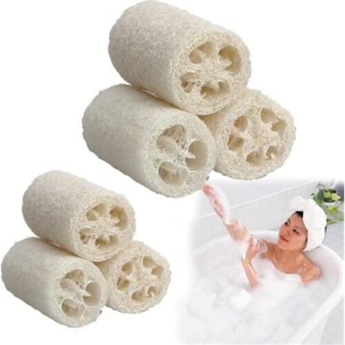1pc/lots Natural Loofah Luffa Loofa Bath Body Shower Bathing Massage Spa Scrubber Horniness Remover Bathing Massage Sponge