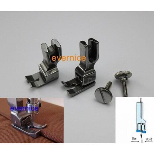 2 LEFT & RIGHT SIDE EDGE GUIDE COMPENSATING FOOT for JUKI DDL-5550 8300 8500 8700