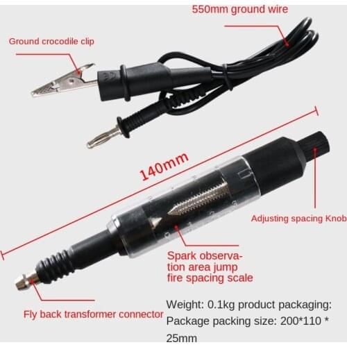 2021 New Adjustable Car Spark Range Test Spark Plugs Tester Wires Coils Diagnostic Tool Coil Ignition System Tester Repair Tool