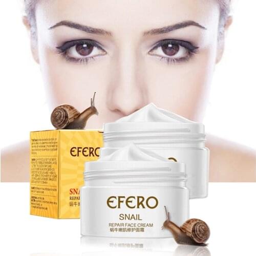 EFERO Anti Aging Snail Essence Face Cream Whitening Snail Cream Serum Moist Nourishing Lifting Face Skin Care anti wrinkle Cream