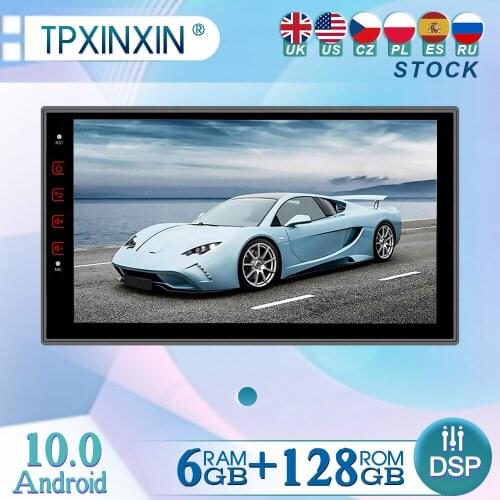 7''Car Android 10.0 Car Radio Stereo GPS Navigation Bluetooth USB 2 Din Touch Car Multimedia Player Audio Player Autoradio Rated