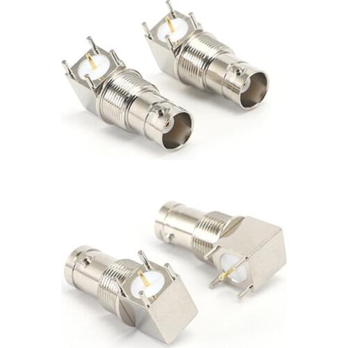 Free shipping 20PCS All copper BNC-KWE 29.5MM 50 ohm BNC female BNC socket seat curved legs 90 degrees