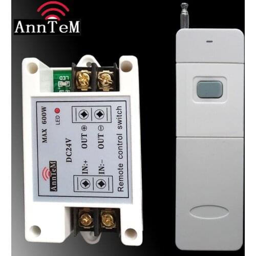 Dc 24V40A motor lamp motor wireless remote control switch controller high power single channel 1CH remote handle