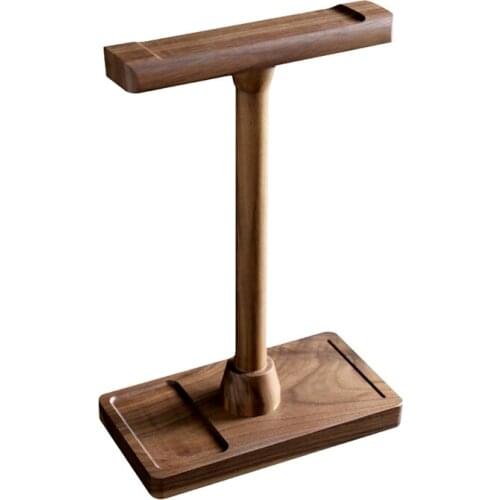 Customized Wooden Headphone Stand Headset Display Holder Earbuds Bracket Universal Computer Gaming Bluetooth Headset Stand