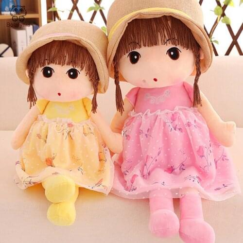 BOLAFYNIA Children plush stuffed toy big size Mayfair doll baby kids Christmas birthday plush toy gift