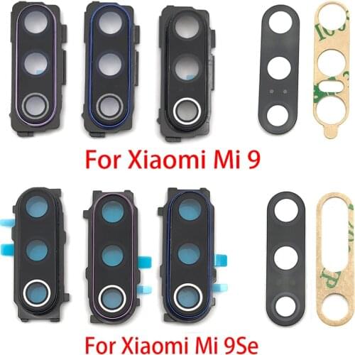 For Xiaomi Mi9 Mi 9 Se Housing Back Rear Camera Glass Lens With Cover Frame Holder