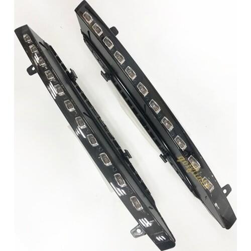 Day running Light Assembly 4L0953041E 4L0953042E LED Turn Signal Light for Audi Q7 S-Line front bumper 2010-2015