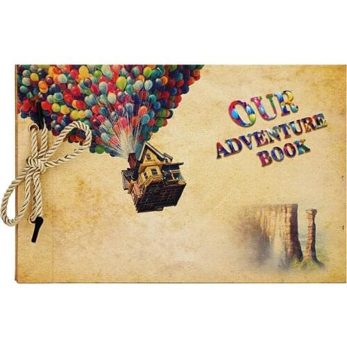 Photo Album DIY Travel Journal Adventure Book For Traveling Office Home School Business Writing Gift 80 page Memory Album