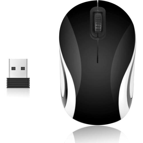 2.4GHz 1600DPI 4 Key Gaming Mouse Mice Optical Wireless Mouse USB Receiver PC Computer Wireless for Laptop Gifts C0619