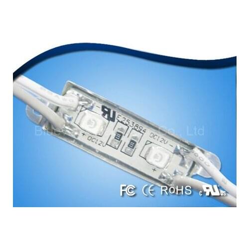 IP67 UL listed Epistar 2 3528 LED Module for led sign ,Aluminum Housing 5 years guarantee ,white color
