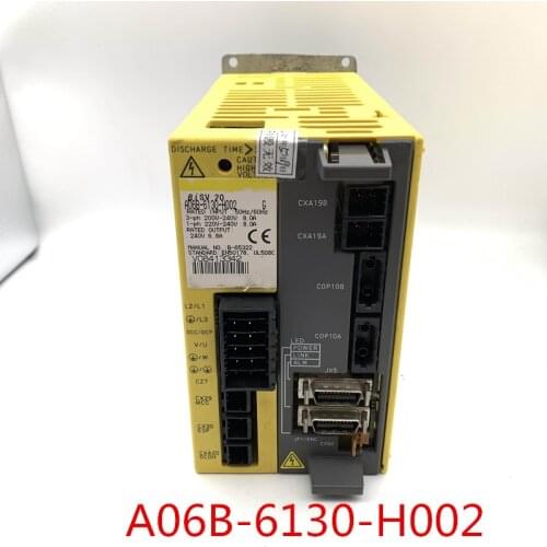 For FANUC A06B-6130-H002 CNC motor controller for milling machine Beta iSV 20 Beta iSV 20 servo driver amplifier