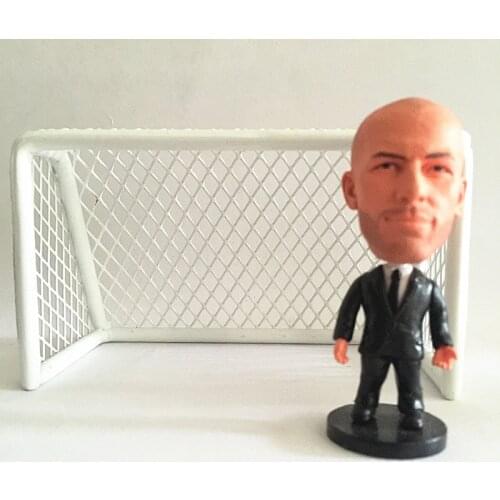 Mini Alloy Metal Goals Handmade Soccer DIY Scenery Fit for Soccerwe Football Star Dolls Collections Birthday Gift