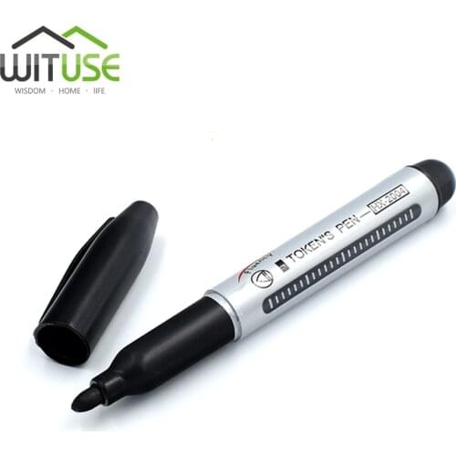 Fadeless Black Ink Token Pen Waterproof Plastic Marker Pen Pencil Garden Plant Labeling Stationery School Office Supplier