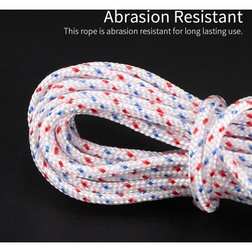 New 3.5mm Gasoline Engine Starter Rope Pull Cord Nylon Engine Start Cord, Used For Mowing Machine Saw Mower Engine Universal