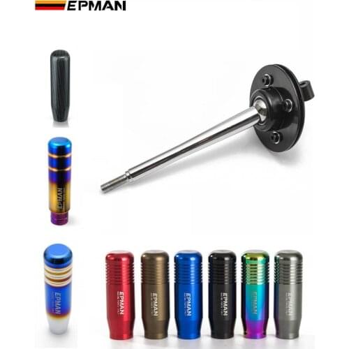 HUBSPORT - Drift Tuning Adjustable Short Shifter Lever with Knob Kit For 85-10 BMW E30 E36 E46 E34 E39 E6x Z3 85-10 EPPDG200