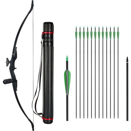 30/40Lbs Toparchery Archery Recurve Bow for Right Hand Outdoor Hunting Shooting Target Practice with Arrow Rest & Stabilizer