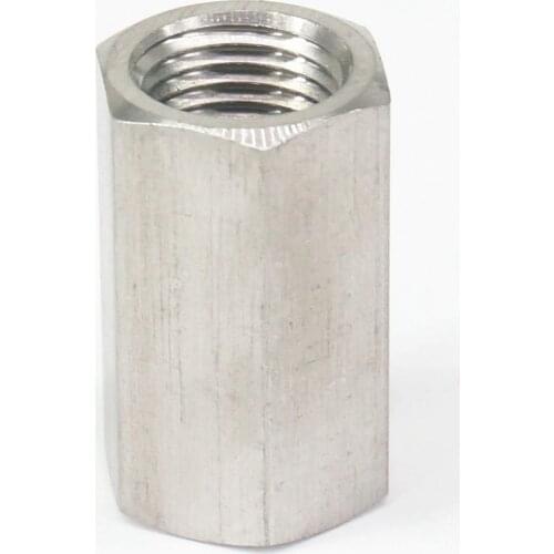 1/4" NPT Female Coulping 304 Stainless Steel Hex Rod Coupler Pipe Fitting Connector Water Gas Oil 2.5 Mpa