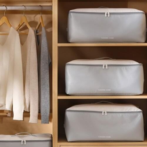 Clothing Storage Bag Quilt Pillow Blanket Clothes Organizer Large Capacity Closet Wardrobe Organizer sacs de rangement pliants