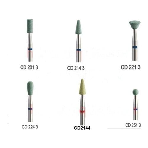 1PC Dental Lab Ceramic grinders Diamond Impregnated Stone Zircon & Porecelain Zirconia Crown Polishing Grinding