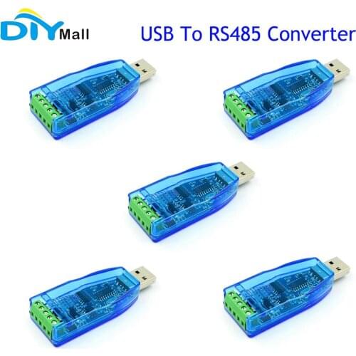 5PCS Industrial USB To RS485 Converter CH340 Communication Module TVS Transient Protection