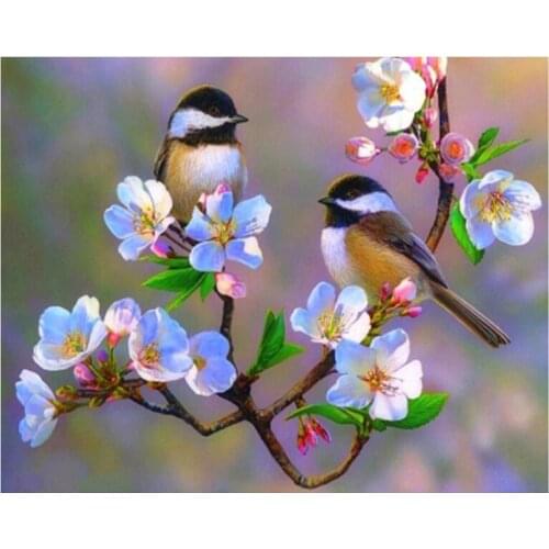 5D DIY Diamond Painting Cross Stitch Animal Diamond Embroidery Bird Mosaic Painting Full Rhinestone Home Decor