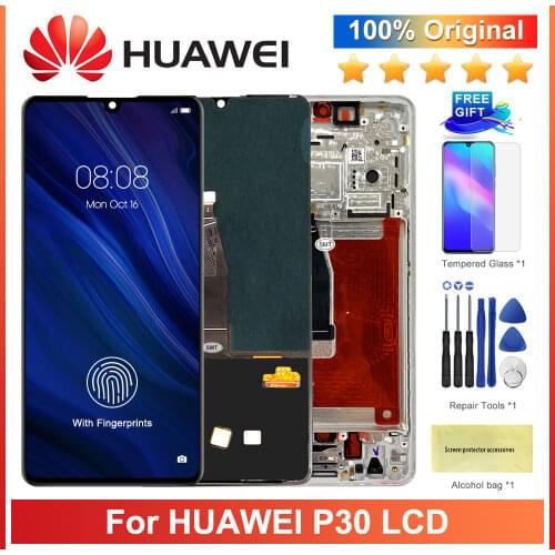 6.1" AMOLED For HUAWEI P30 LCD Touch Screen Digitizer Display Replace For Huawei P30 ELE-L29 ELE-L09 ELE-AL00 LCD Display