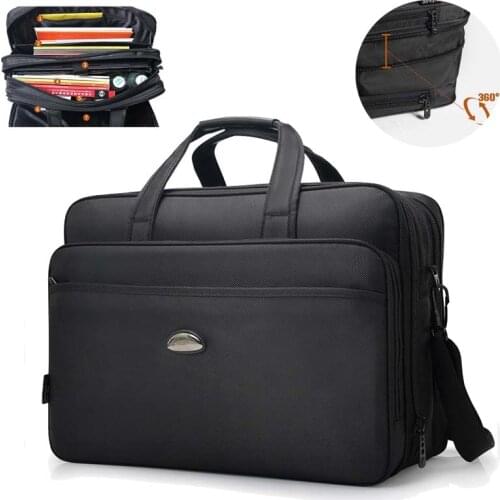 Scione Business Mens Briefcase Super Capacity Plus Women Handbags Laptop Bags 17 Inch Oxford bag 2021 New Arrival K037