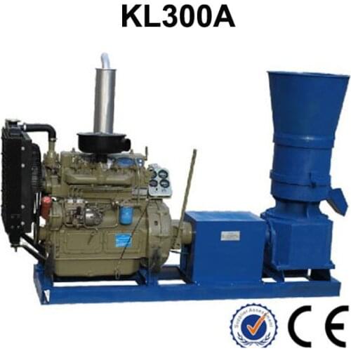 Diesel Engine KL300A 55HP Pellet Mill Animal Feed Wood Pellet Press Machine