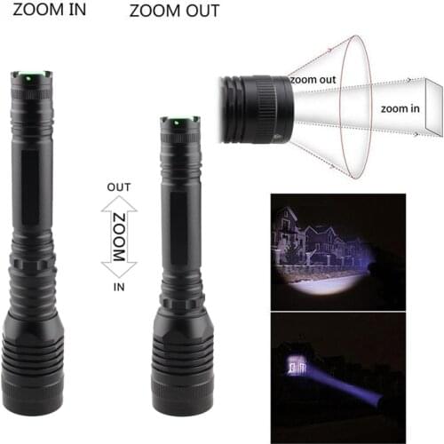5 mode zoomable XHP70 LED Rechargeable Flashlight Linterna Powerful Torch Flash Light by18650 Battery Outdoor Camping