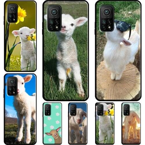 Cute Goat Animal Coque For POCO X3 Pro F3 M3 F2 F1 Phone Case For Xiaomi Mi 11 Lite Ultra Mi A3 10T 9T Pro