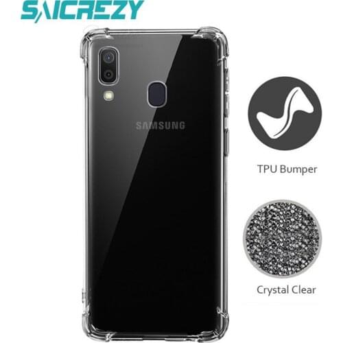 Airbag Case For Samsung Galaxy A10 A20 A21S A30 A40 A50 A70 A10E A20E S10E A51 A71 Note 10 Plus 9 8 S8 S9 S10 Clear Soft Cover