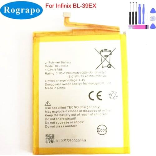 New 4080mAh Li3940T44P8h937238 Battery For ZTE Blade ZMAX Z MAX Z982 Mobile Phone Batteries