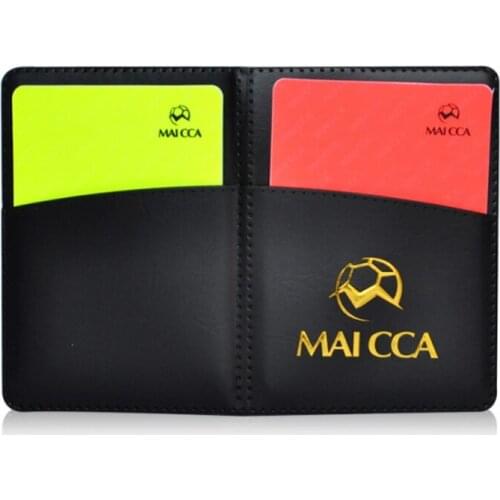 New Sport Football Soccer Referee Wallet Notebook With Red Card And Yellow Card Team Sports Soccer Entertainment