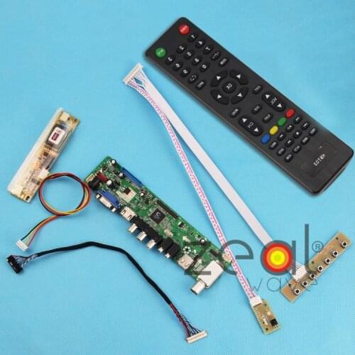 TV/HDMI/VGA/AV/USB/AUDIO LCD Controller Board Card TV Motherboard For 1280*800 LCD Display