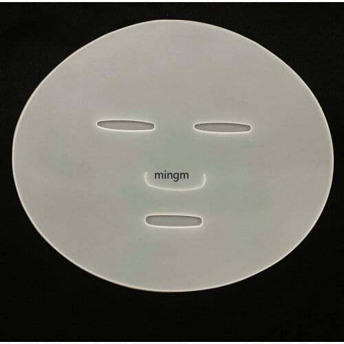 Profession Reuseable Facial Mask Plate for Fruit Vegetable Mask Machine Maker Clear Silicone Mask Mold Tray Mask Making DIY Tool