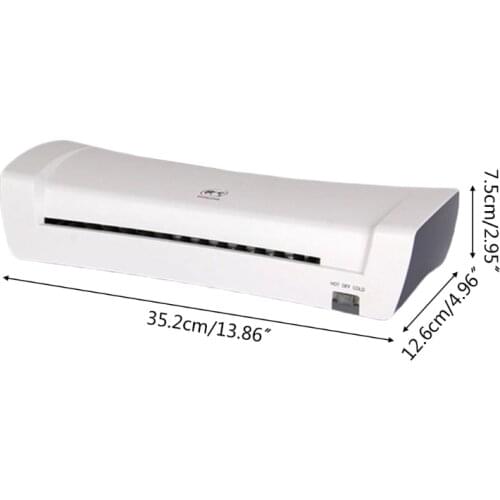 Professional Thermal Office Hot Cold Laminator Machine for A4 Document Photo