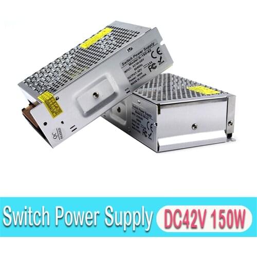 Regulated DC42V 3.6A 150W Power supply Driver Transformers 110v 220V AC DC 42V SMPS For LED Lighting Stepper Motor CNC Router