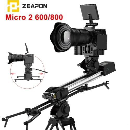 Zeapon Micro 2 E600 E800 M600 M800 DSLR Camera Motorized Manual Rail Slider Double Distance ultra silent Motor Track Slider