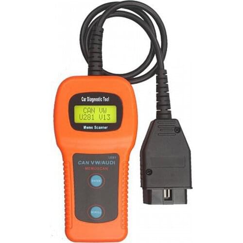 Hot selling U281 for VW for AUDI for SEAT ABS Airbag Engine Reset Code Reader CAN BUS OBD2 Scanner Tool with