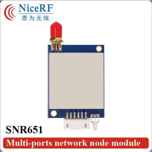 SNR651-433MHz TTL/RS232/RS485 Interface RF Transmitter Module| 40Channels 3KM Range 27dBm Network Node(Not include Antenna)