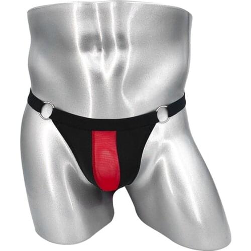 Translucent Mens Nylon Thongs Men Sexy Button Bikini Bulge Pouch Briefs Gay Jocks Tanga T-back G-string Gay Underwear Panties A3