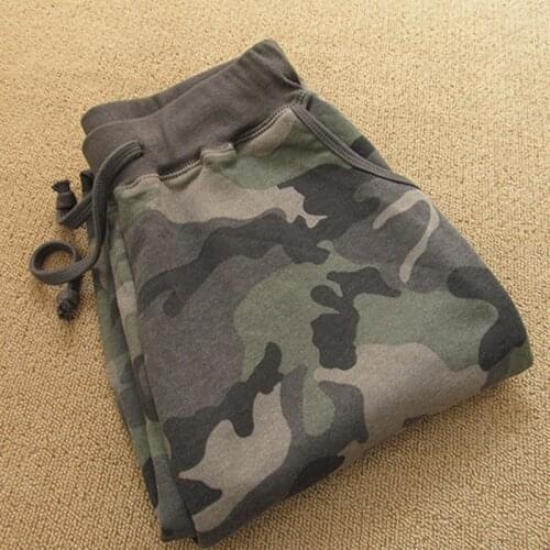 Women Camouflage Jogger Pants Ladies Camo Print Cotton Sweatpants Jogging Drawstring Elastic Waist Casual Harem Pants Plus Size